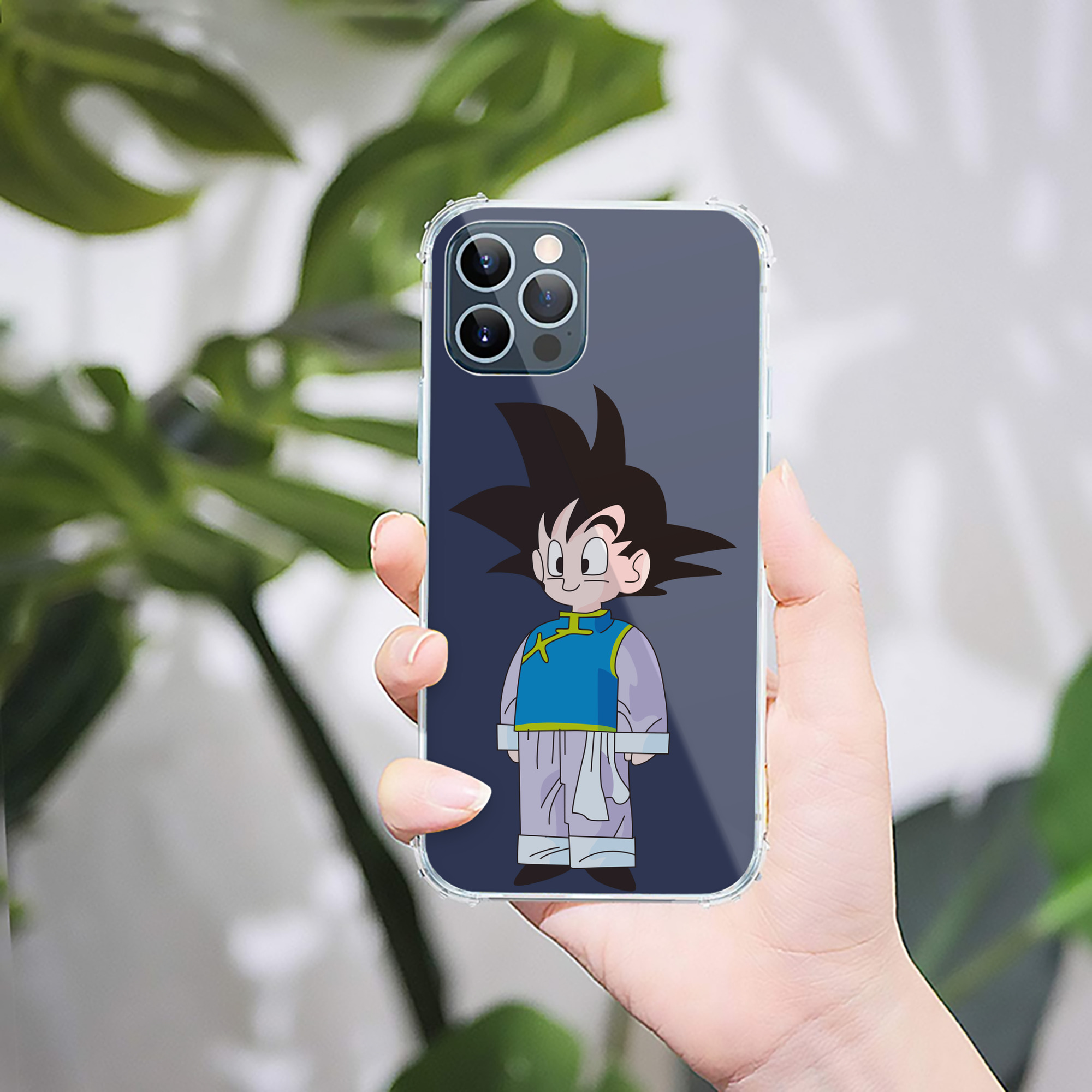 （画像用） ドラゴンボール 孫悟空（そん ごくう）Son Goku カカロット DRAGON BALL Kakarotto 【iPhone 12シリーズ対応】透明スマホケース（クリアソフトケース）
